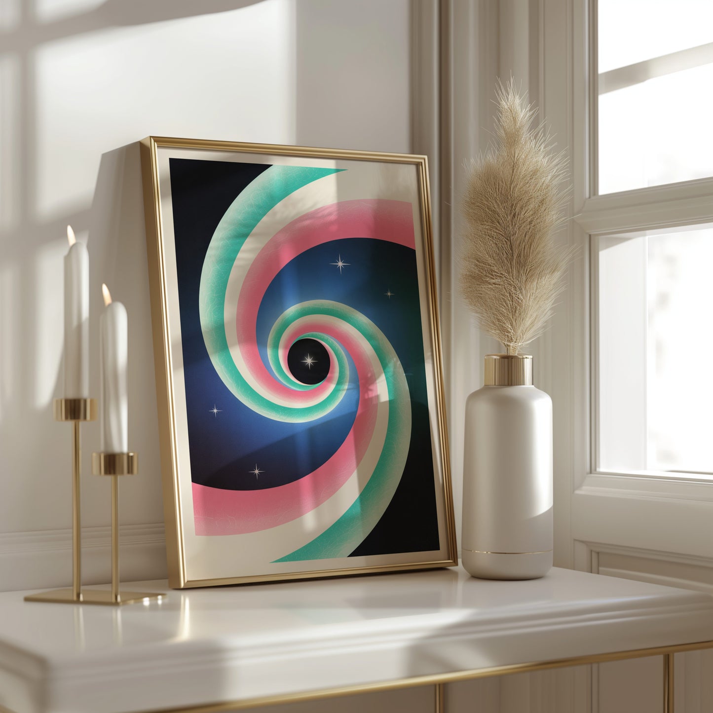cosmic bubblegum wall art