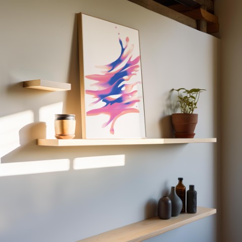 dreamy abstract graphic design art print