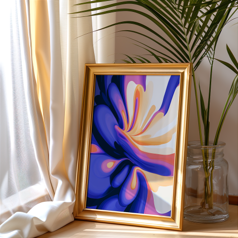 fluid explosion wall art