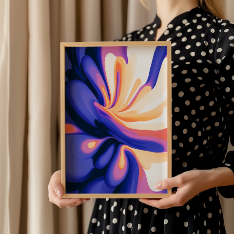 modern surreal splash poster