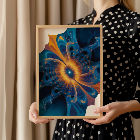 radiant energy poster wall art