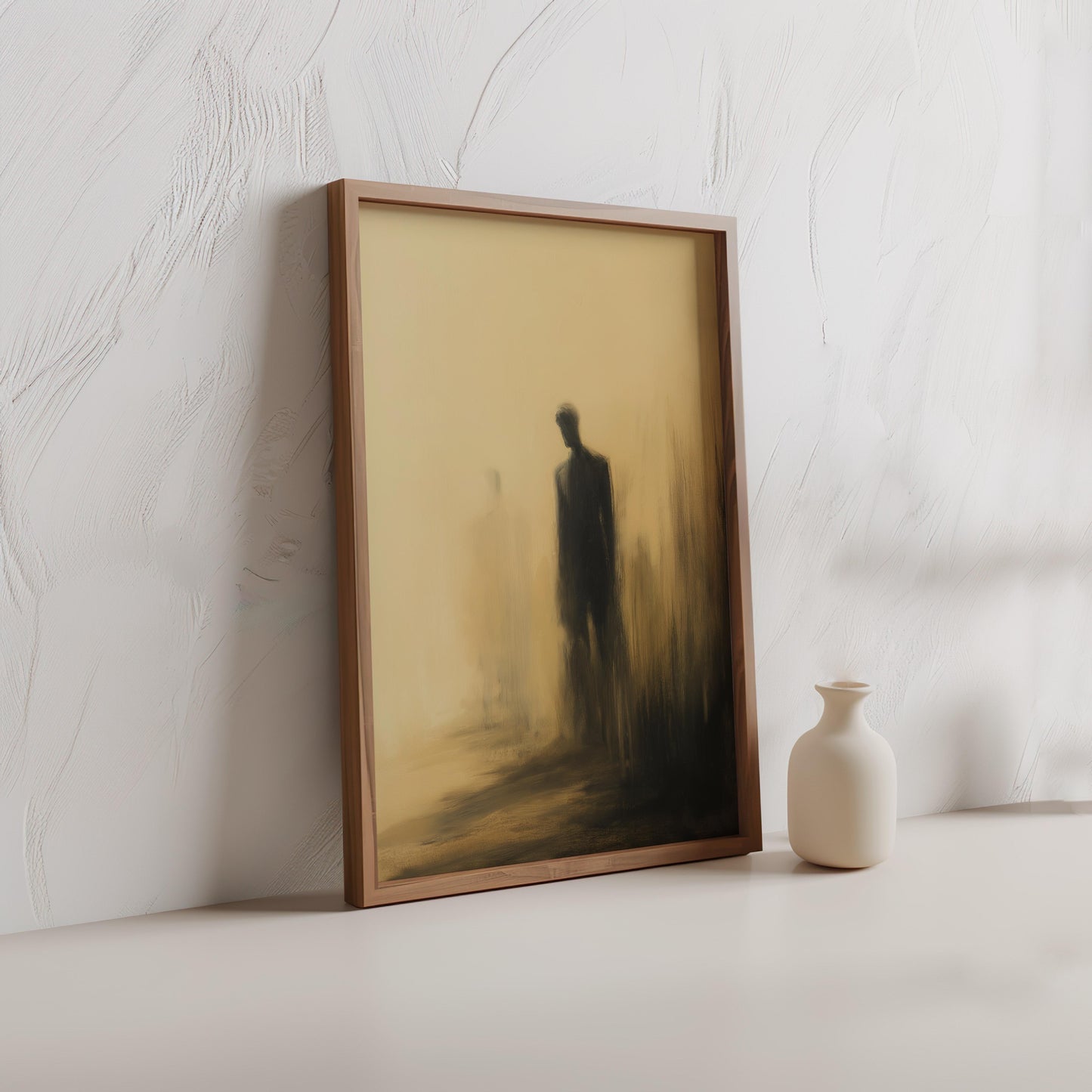 Premium Abstract Silhouette Poster – Minimalist Wall Art - Digital Print