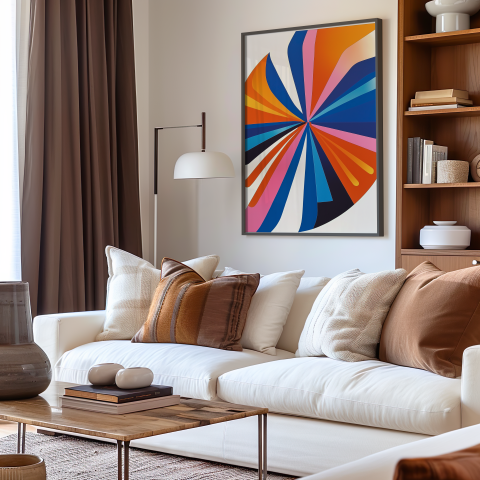 pinwheel abstract art graphic design elements