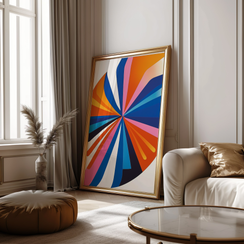 colorful interior color statement