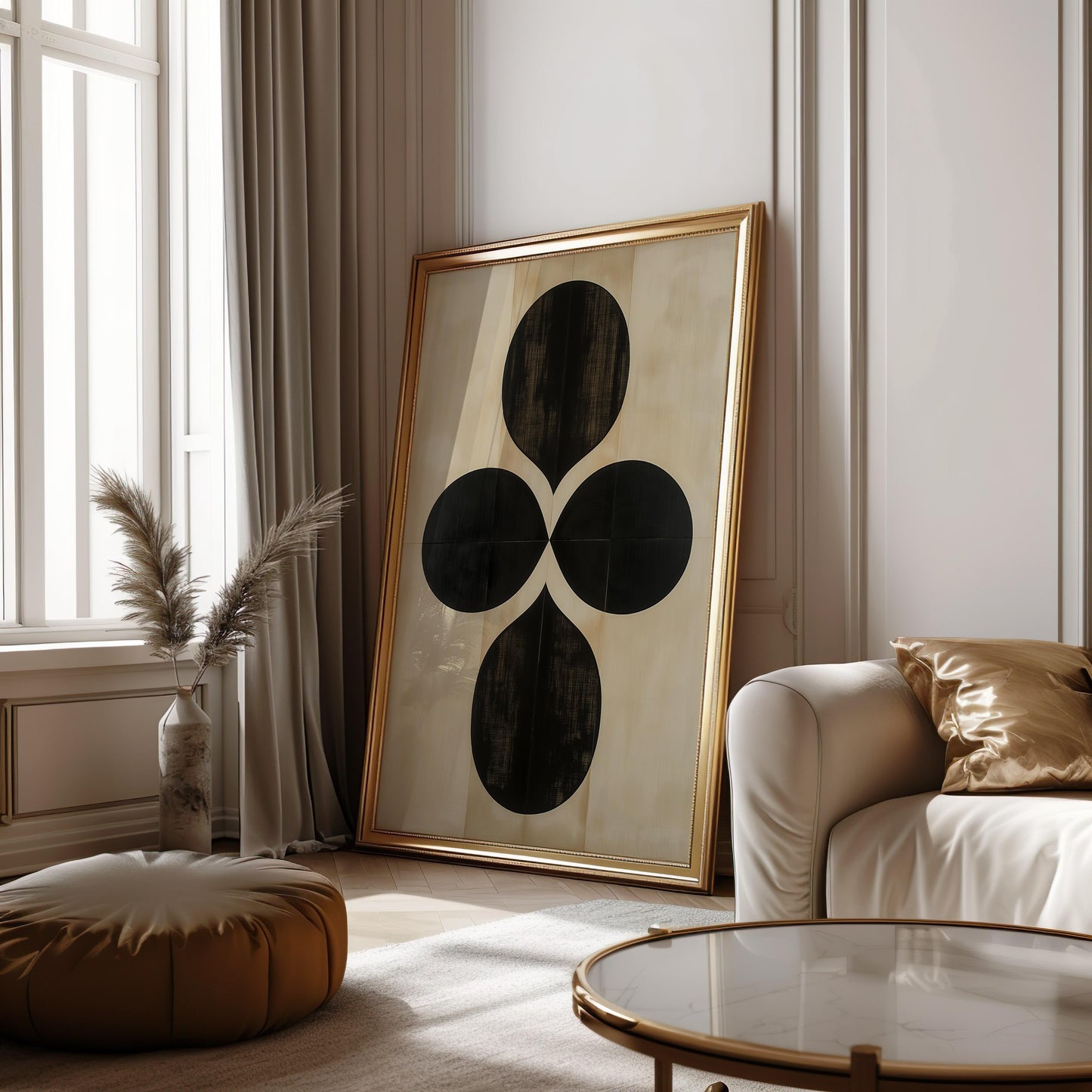 Premium Geometric Shapes Poster – Abstract Geometric Design I