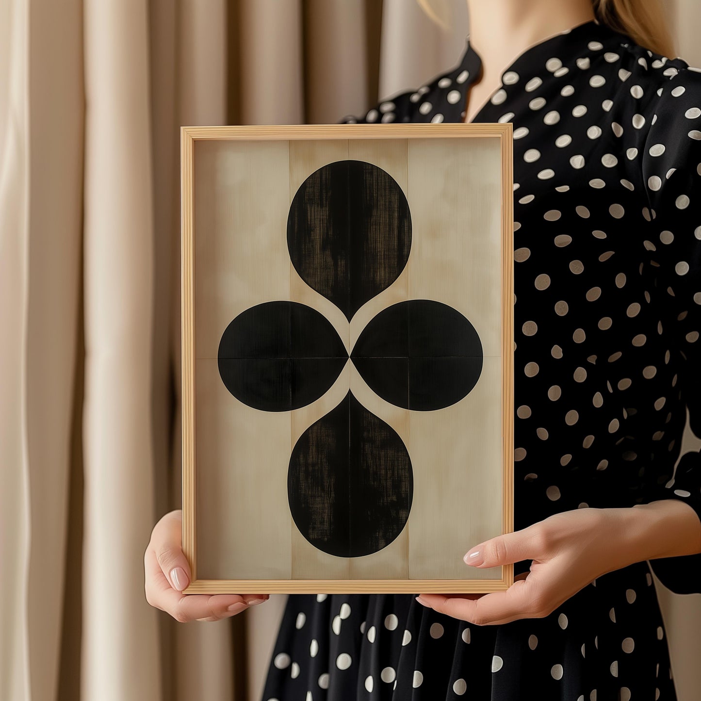 Premium Geometric Shapes Poster – Abstract Geometric Design I