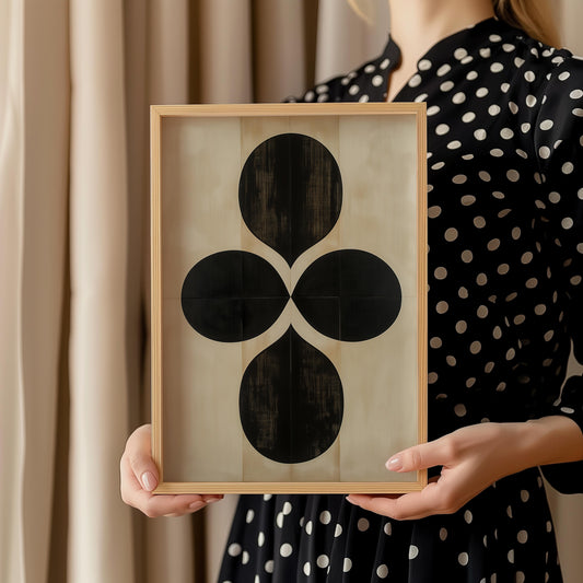 Premium Geometric Shapes Poster – Abstract Geometric Design I