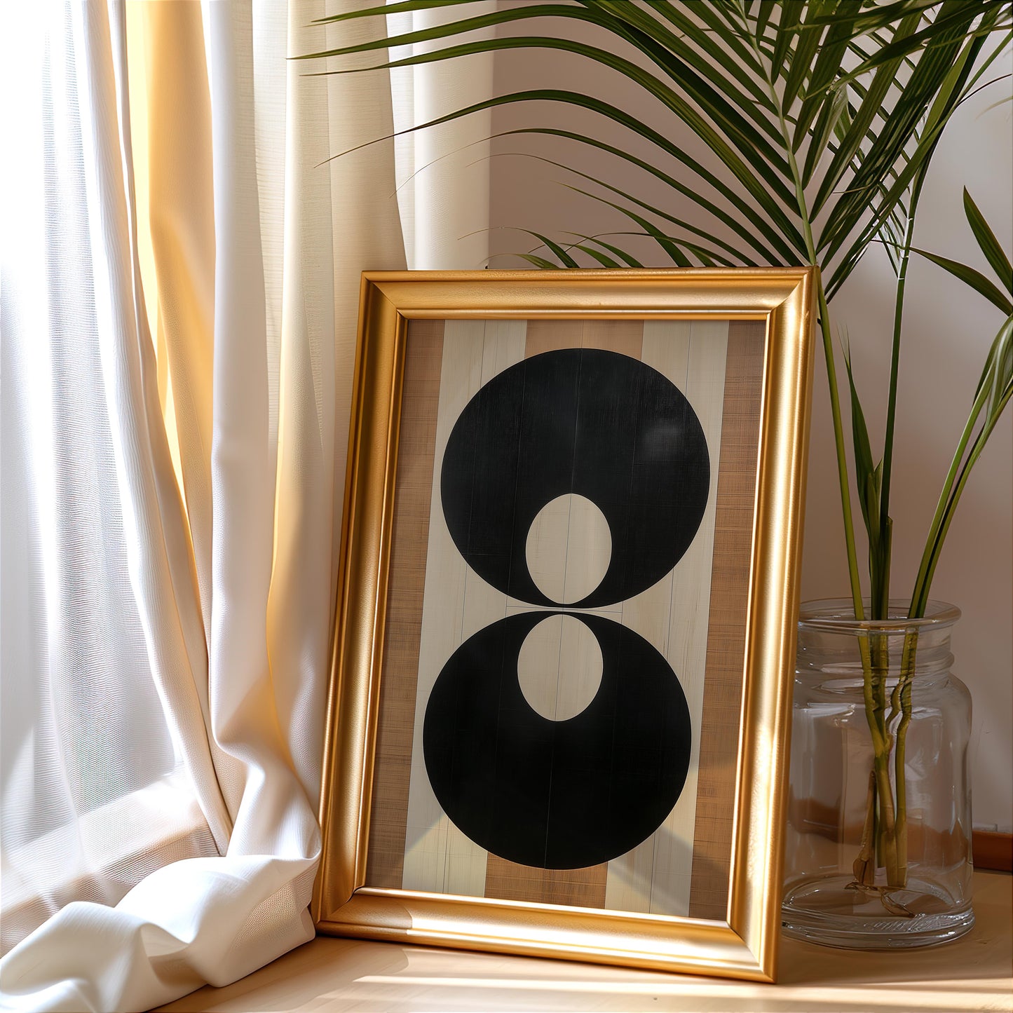 Premium Geometric Shapes Poster – Abstract Geometric Design IV