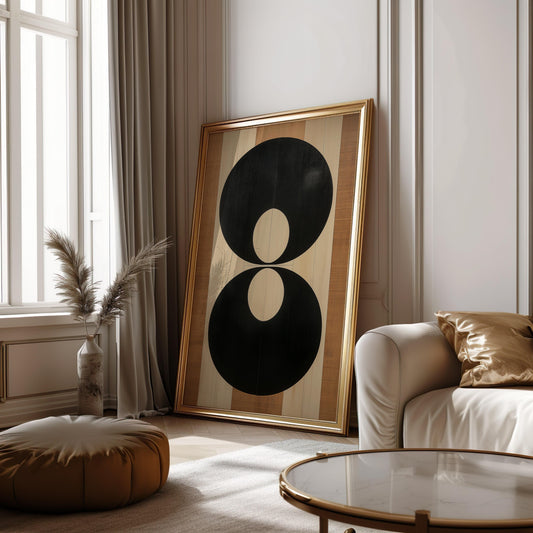 Premium Geometric Shapes Poster – Abstract Geometric Design IV