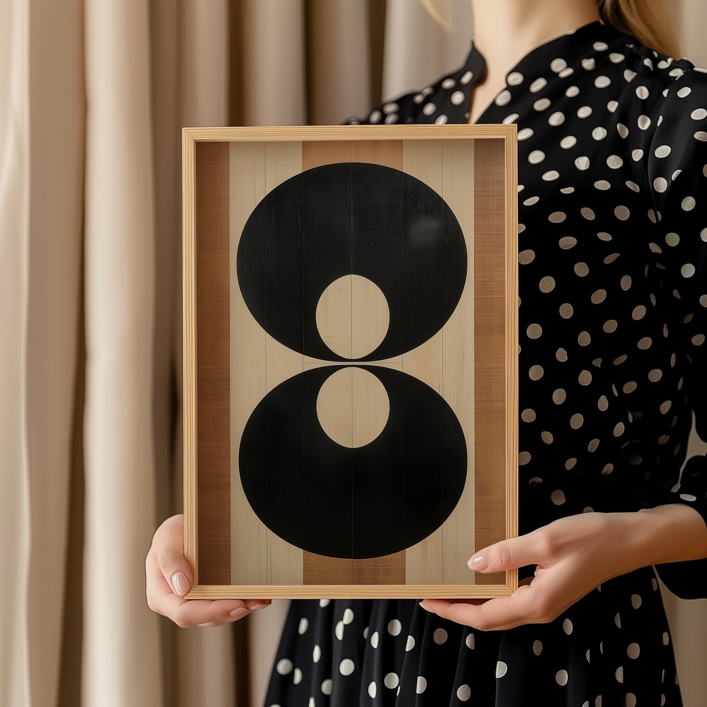 Premium Geometric Shapes Poster – Abstract Geometric Design IV