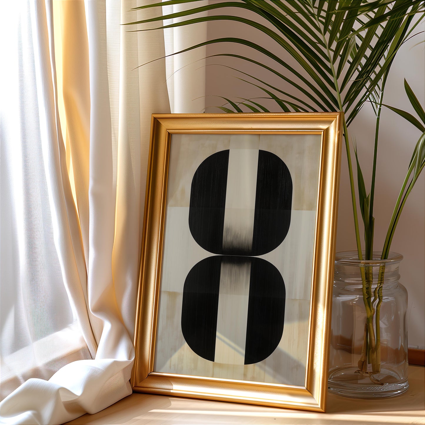 Premium Geometric Shapes Poster – Abstract Geometric Design V