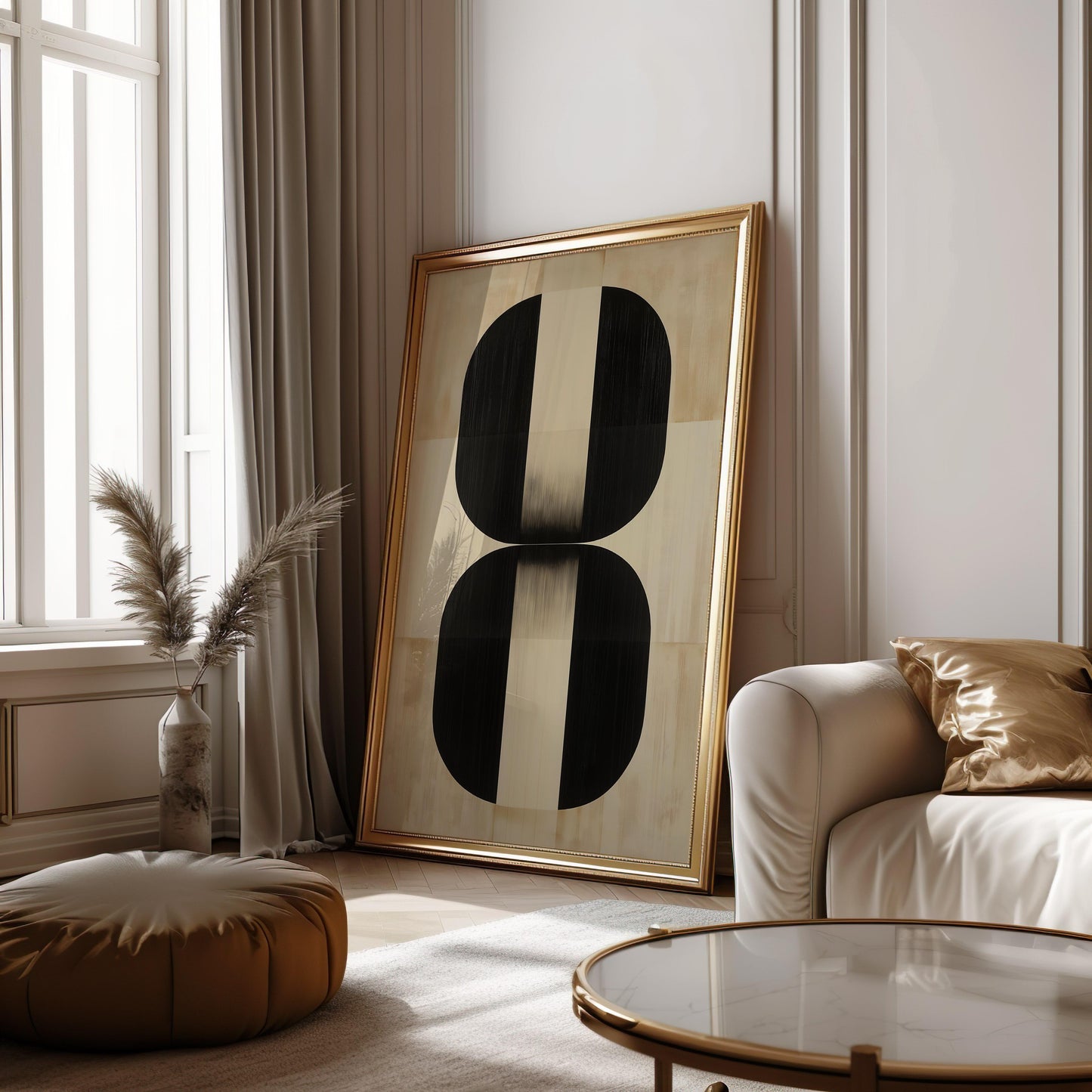 Premium Geometric Shapes Poster – Abstract Geometric Design V