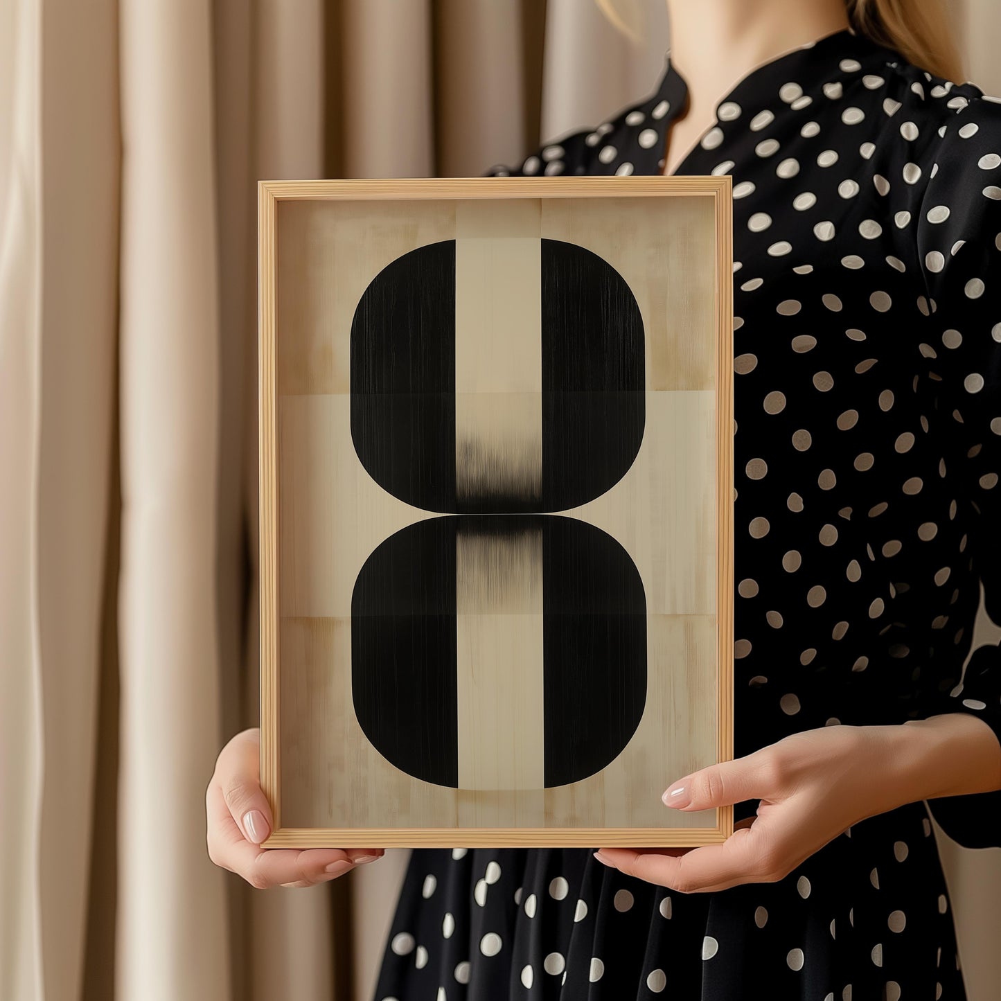 Premium Geometric Shapes Poster – Abstract Geometric Design V