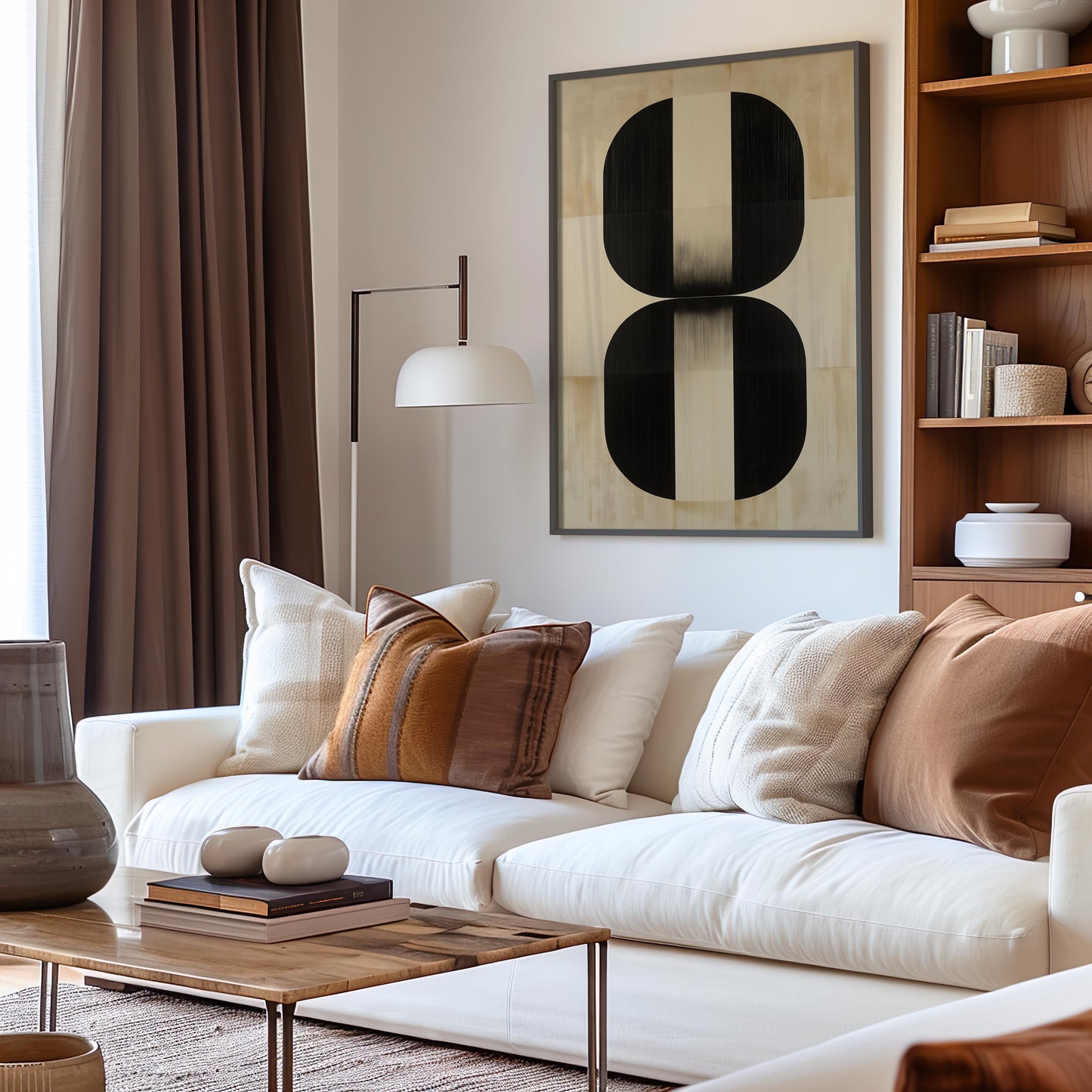 Premium Geometric Shapes Poster – Abstract Geometric Design V