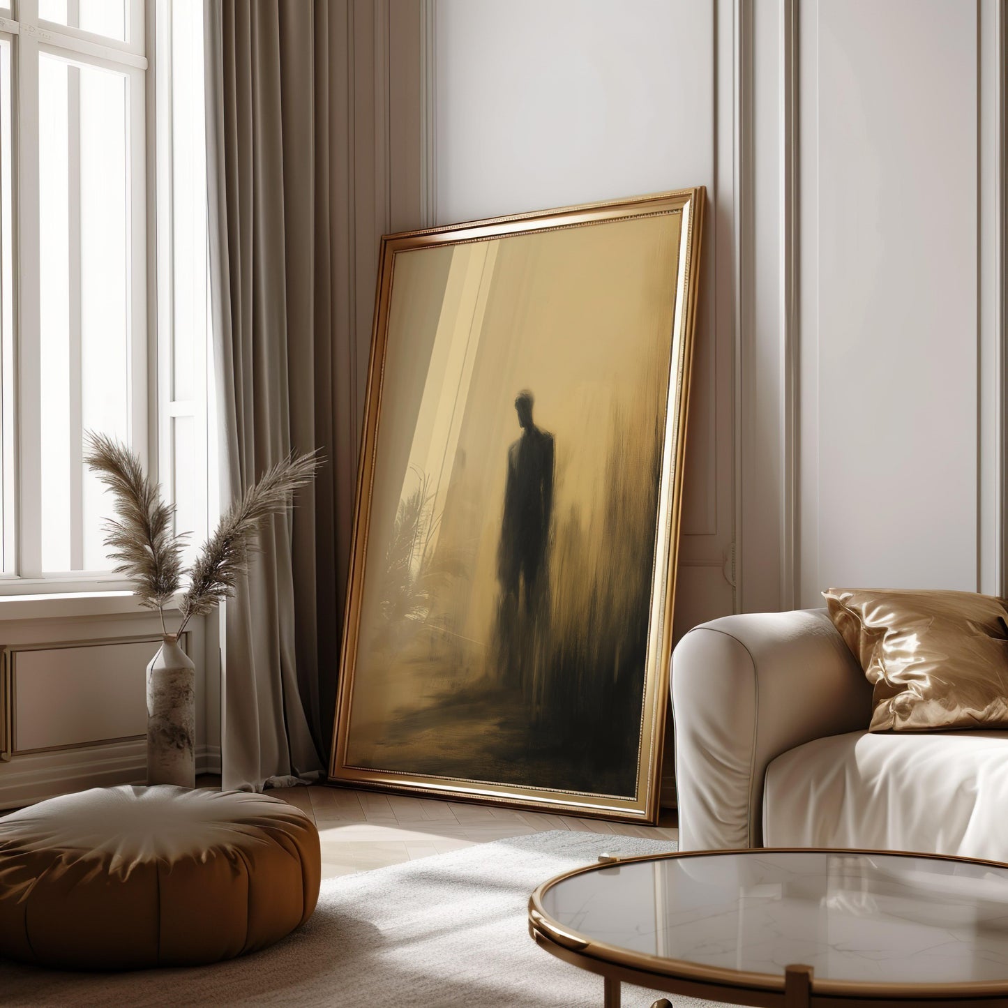 Premium Abstract Silhouette Poster – Minimalist Wall Art - Digital Print